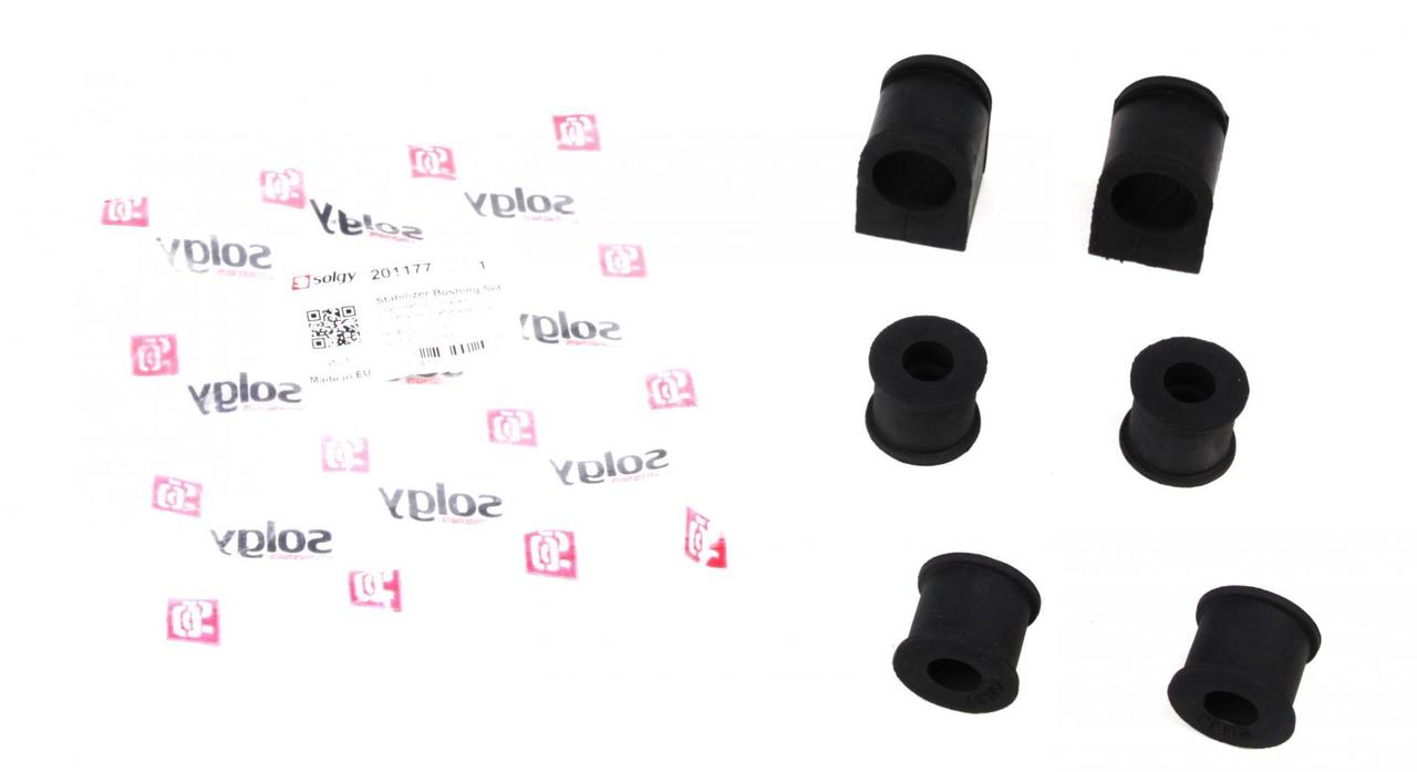 Комплект втулок переднього стабілізатора Mercedes Sprinter 408-416 96- (d=24 мм) Solgy 201177