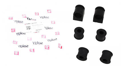 Комплект втулок переднього стабілізатора Mercedes Sprinter 408-416 96- (d=24 мм) Solgy 201177, фото 1