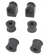 Комплект втулок переднього стабілізатора Mercedes Sprinter 408-416 96- (d=24 мм) Solgy 201177, фото 2