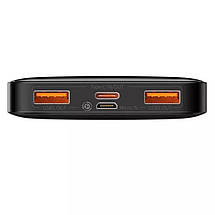 Універсальна батарея Baseus Bipow Digital Display Power Bank 10000mAh 20W Black (Чорний), фото 6