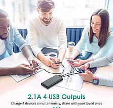 Універсальна батарея (портативний зарядний пристрій) Power bank 38800mAh, фото 5