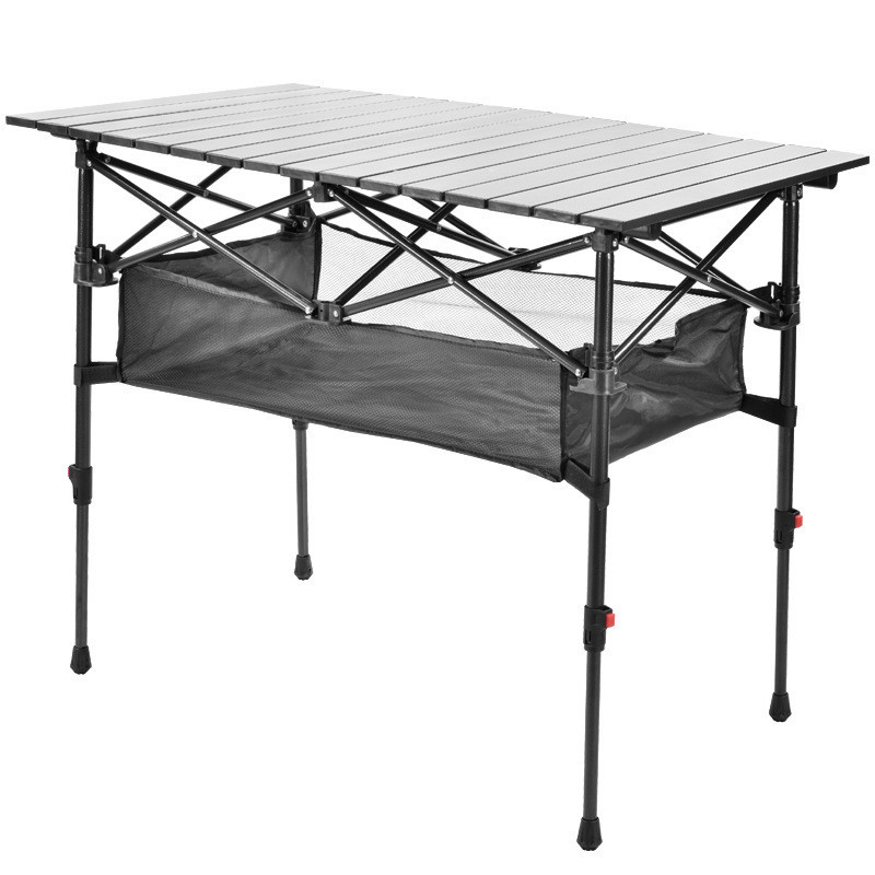 Стол складной с карманом Lesko S5424 Серый (9855-41368)
