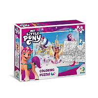 Дитячі пазли 2 в 1 My Little Pony "Пригоди у палаці" DoDo 200135 60 елементів