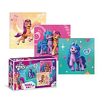 Детские Пазлы 3 в 1 My Little Pony "Иззи и Санни" DoDo 200385 топ