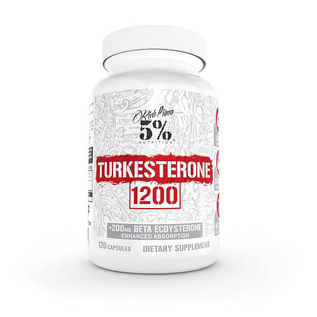 Rich Piana 5% Nutrition Turkesterone 1200 120 caps, фото 1