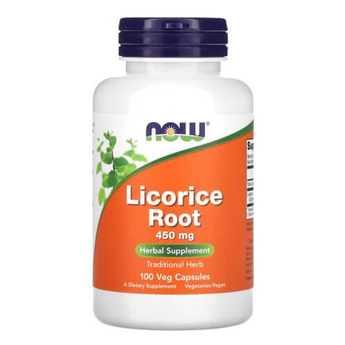 NOW Foods Licorice Root 450 mg 100 капсул, фото 1