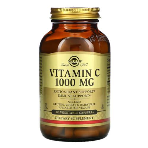Вітамін С, Solgar- Vitamin C 1000 mg 100 капсул
