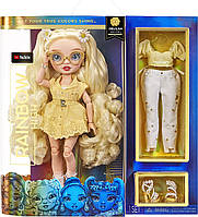 Кукла Рейнбоу Хай Делайла Филдс Rainbow High Delilah Fields S4 Yellow Fashion Doll 578307 MGA Оригинал