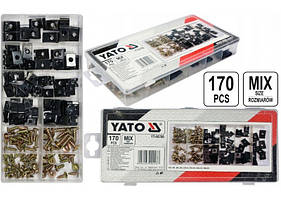 Набір Саморізів із Шайбами ​​Закладними 170 шт YATO (YT-06780)