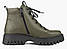 Черевики жіночі зимові зелені натуральна шкіра VM Villomi — розмір 38 (24,6 см), фото 4