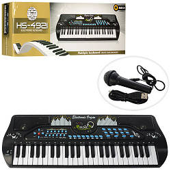 Синтезатор HS4921 49 клавіш, мікрофон, Land of Toys
