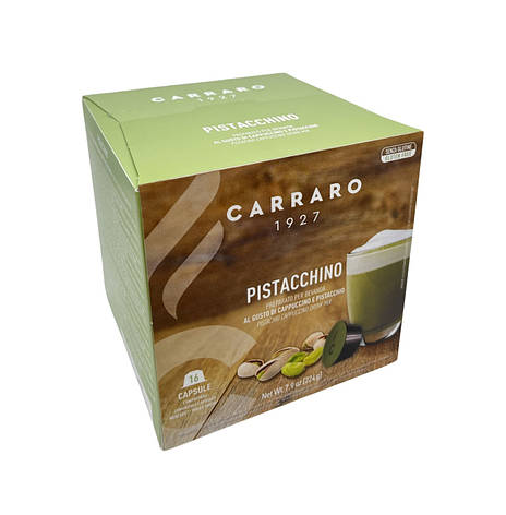 Напій у капсулах Carraro Pistacchino, 16 капсул Dolce Gusto, фото 1