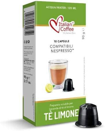 Чай у капсулах ромашковий зі смаком меду та апельсину / Italian Coffee Te Limone, 10 капсул Nespresso, фото 1