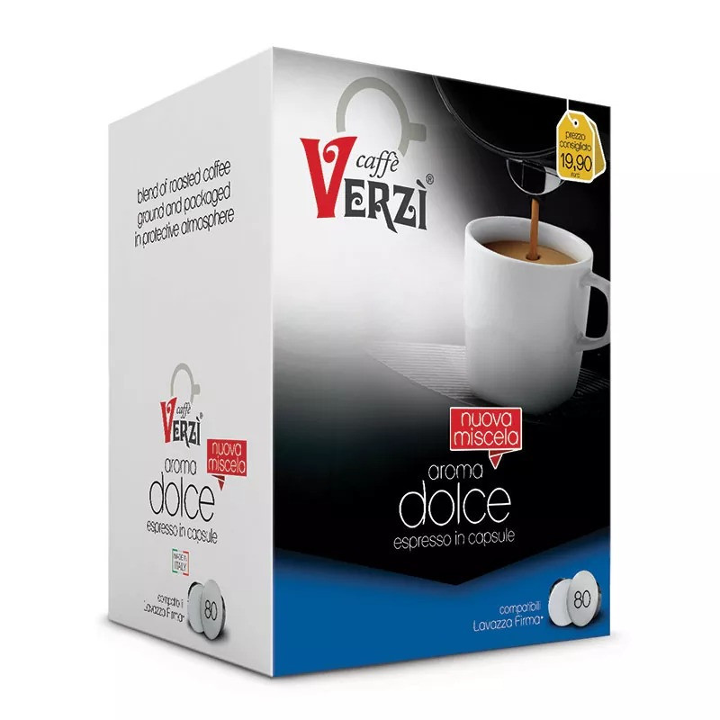 Кофе в капсулах Caffe Verzi Aroma Dolce, 80 шт. Lavazza Firma (ID ...