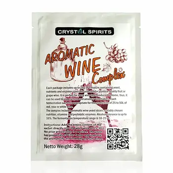 Дріжджі для ароматних Crystal Spirits Aromatic Wine Complex (Італія)