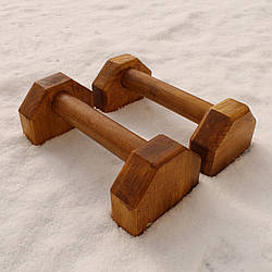 Паралетси, упори для віджимань, стоялки 28см (Колір дуб)