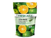 Гель-мило 460мл (Дой-пак) Green Tangerine Palmarosa ТМ FRESH JUICE 7Копійок