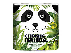 Туалетний папір 4шт Бамбук ТМ Сніжна панда