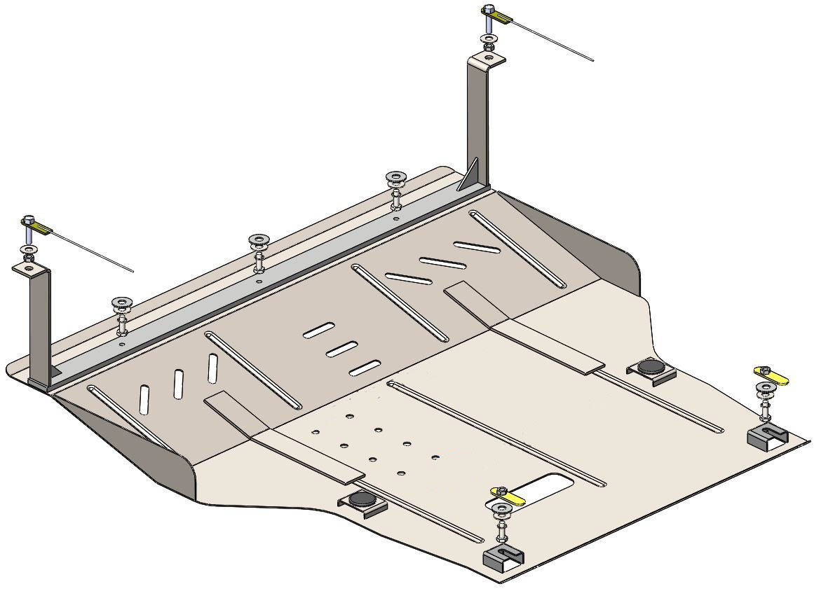 Захист двигуна Volkswagen New Beetle (1997-2010) Дизель \ Бензин, фото 1