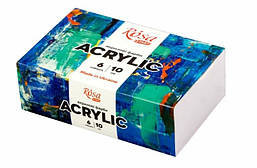 Фарба акрилова 6 кол 10 мл Rosa Start