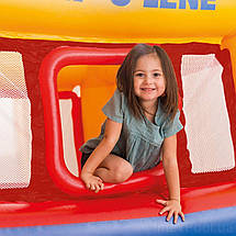 Дитячий надувний ігровий центр батут "Будиночок" (174*174*112см) Intex Jump-O-Lene 48260, фото 4