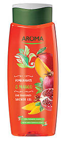 Гель для душу Aroma Greenline Shower Gel Pomegranate&Mango 400мл (3800013526989)