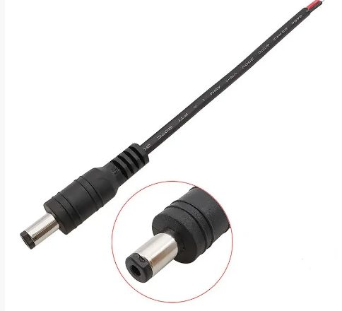 Конектор "ТАТО" з проводами для підключення світлодіодної стрічки або блоків живлення в металевому корпусі.