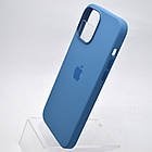 Чохол накладка Silicon Case з MagSafe Splash Screen для iPhone 13 Pro Max Navy Blue/Синій, фото 3