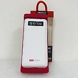 Портативний зарядний пристрій ПоверБанк ProTech B-04 10000 mAh +Фонарик, фото 4