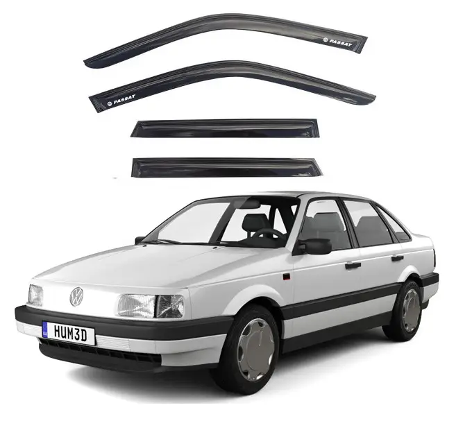 Дефлектори вікон вітровики Volkswagen Passat B3/B4 Седан 1988-1997 Скотч 3M
