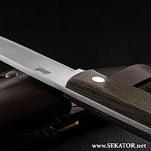 Ніж туристичний Brisa / Бріза Trapper 95 Scandi N690Co (Фінляндія), фото 5