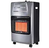 Газовий інфрачервоний нагрівач DMS 4200W GREY + Балон газовий (пропан/бутан) Польща/об'єм 27 л, фото 6