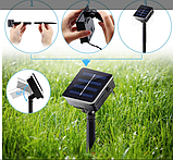 Гірлянда вулична для дерев і веранд LED крапля роси SOLAR від сонячної батареї 300LED 30 метрів, фото 4