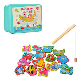 Дерев'яна іграшка Риболовля Limo Toy MD 0950-57 (Морські тварини), Land of Toys