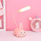 Дитяча настільна LED-лампа на акумуляторі Pets | Світильник акумуляторний | Бездротова лампа, фото 6
