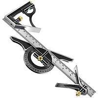 Багатофункціональний кутник з центруючим кутником (19.7 x 2.8 x 32 см) Vorfal V07370