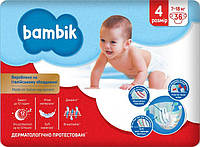 Підгузки дитячі Bambik (4) MAXI (7-18 кг.) 36шт