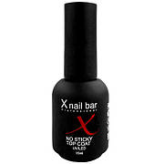 Топове покриття для гель-лаку X Nail Bar No Sticky Top Coat без липкого шару, 15 мл