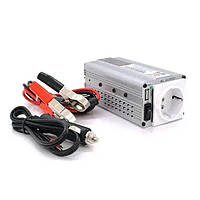 Інвертор напруги Mervesan MSI-300-12 (300W), 12/220V, approximated, 1Shuko, USB, клеми + затискачі, Box.Q16