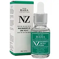 Сыворотка с ниацинамидом и цинком Cos De Baha Niacinamide 20% + Zinc 4% Serum NZ 30 мл