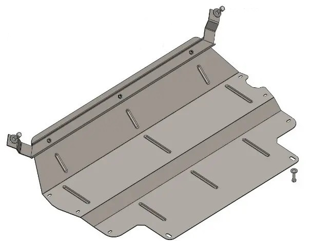 Захист двигуна Volkswagen Tiguan (2007-2017) Кольчуга, фото 1