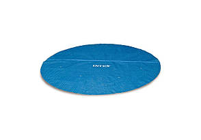 Теплозберігаючий тент Intex 29020 для каркасного надувного круглого басейну (244 см), фото 1