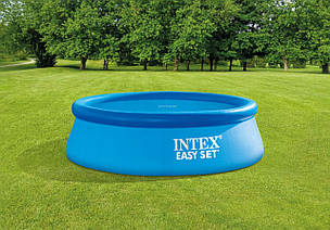 Теплозберігаючий тент Intex 29020 для каркасного надувного круглого басейну (244 см), фото 2