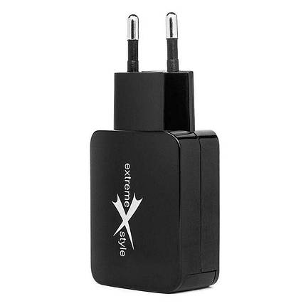 Мережевий зарядний пристрій "eXtreme TC31U2" потужністю 15.5W з виходом на 2USB 5V/3.1А, фото 2