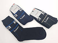 Мужские махровые носки GIGAS, однотонные,  размер 39-40. 6 пар/уп. микс цветов