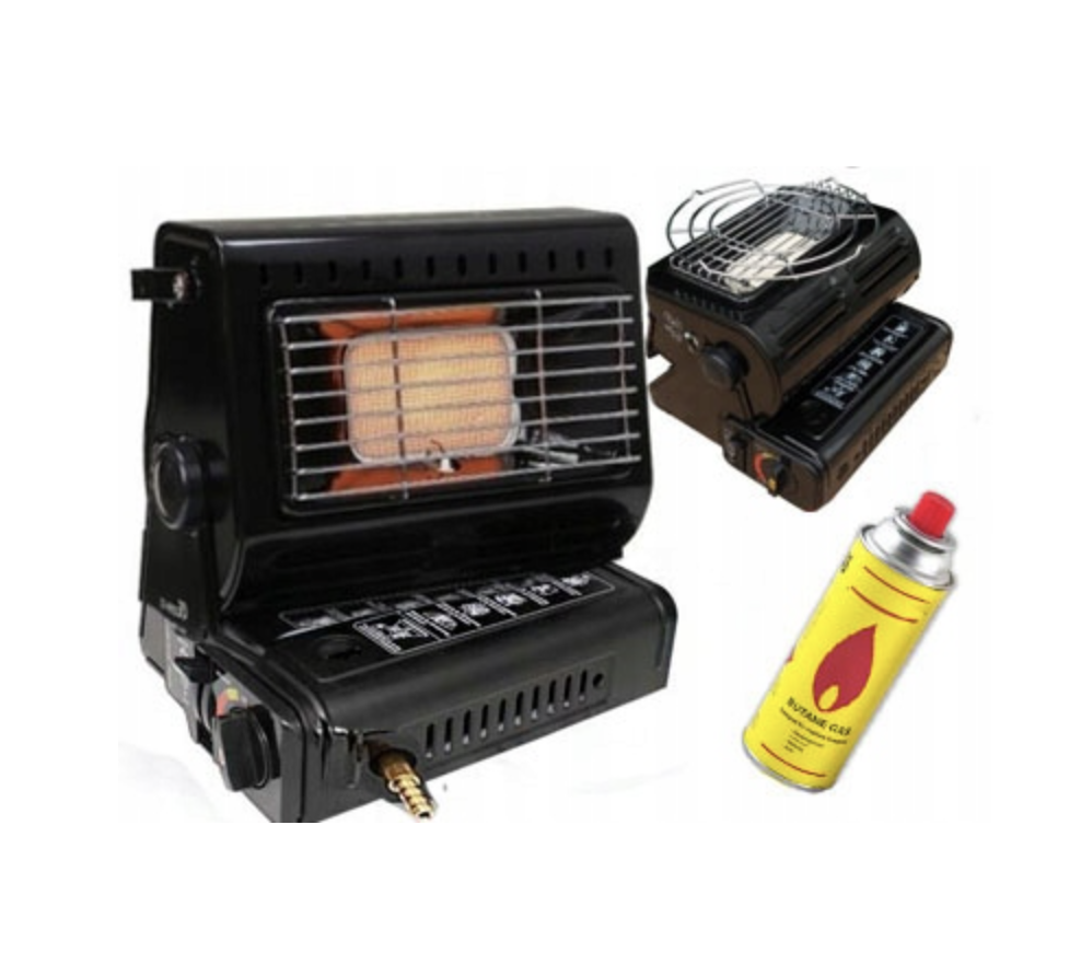 Портативна газовий обігрівач + газовий балон