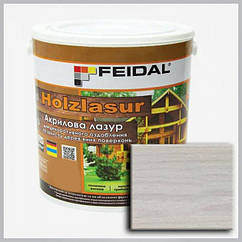 Акрилова лазур для дерева Feidal Holzlasur білий 2.3л