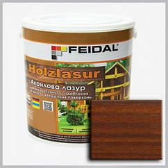 Акрилова лазур для дерева Feidal Holzlasur горіх 0.75л