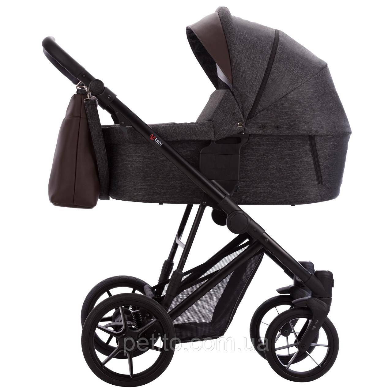 Коляска 3 в 1 Verdi Monaco 9023-VMON-03, Dark Grey Melang, Темно-серый ...