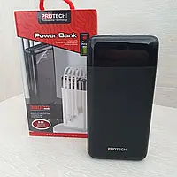 Power Bank ProTech B-06 30000mAh зовнішній акумулятор повербанк з ліхтарем